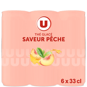 U THE GLACE SAVEUR PECHE DE 6X33CL