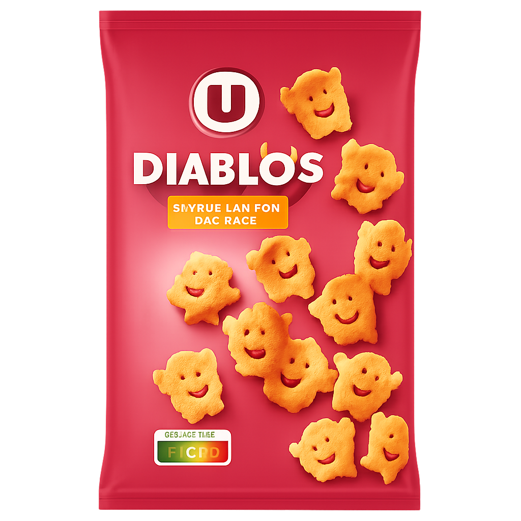 U DIABLOS SAVEUR JAMBON FROMAGE DE 75 GR
