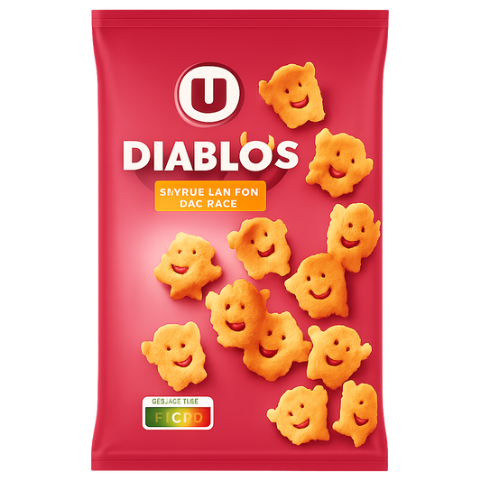 U DIABLOS SAVEUR JAMBON FROMAGE DE 75 GR