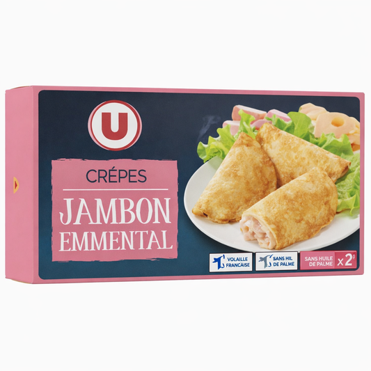 CREPES  JAMBON EMMENTAL DE 1 KG