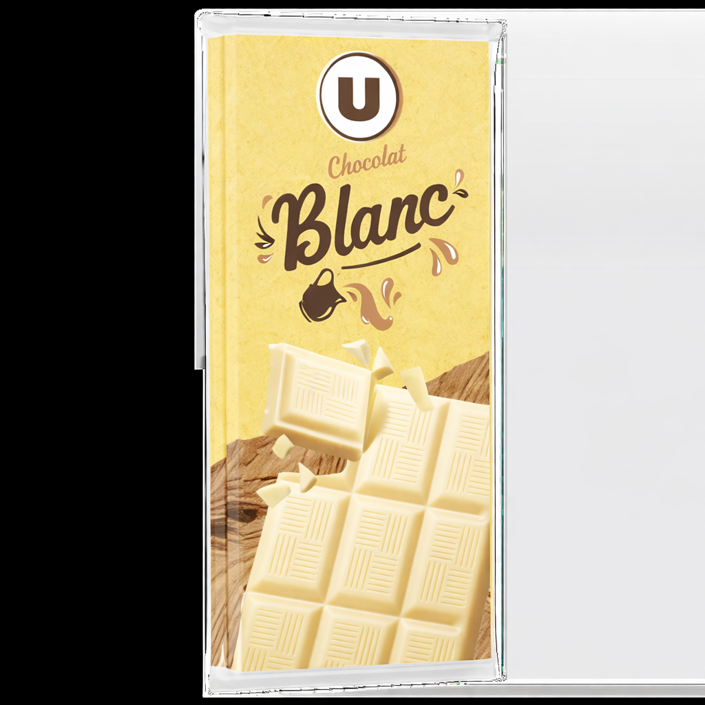 TABLETTE CHOCOLAT BLANC DE 2X100GR