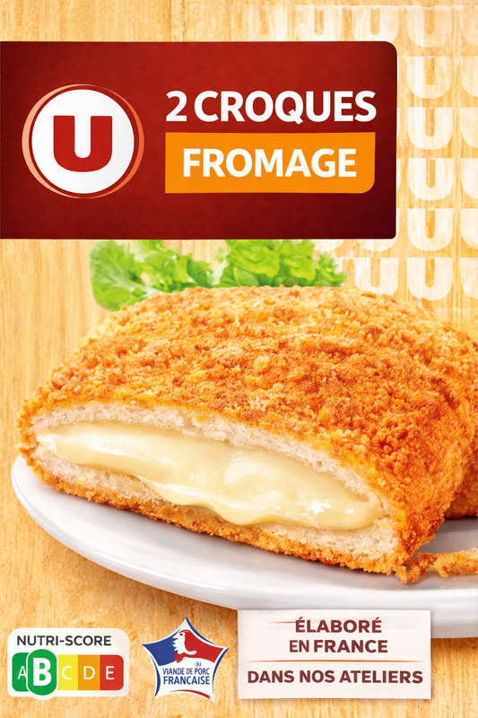 2 CROQUES FROMAGE DE 200 GR