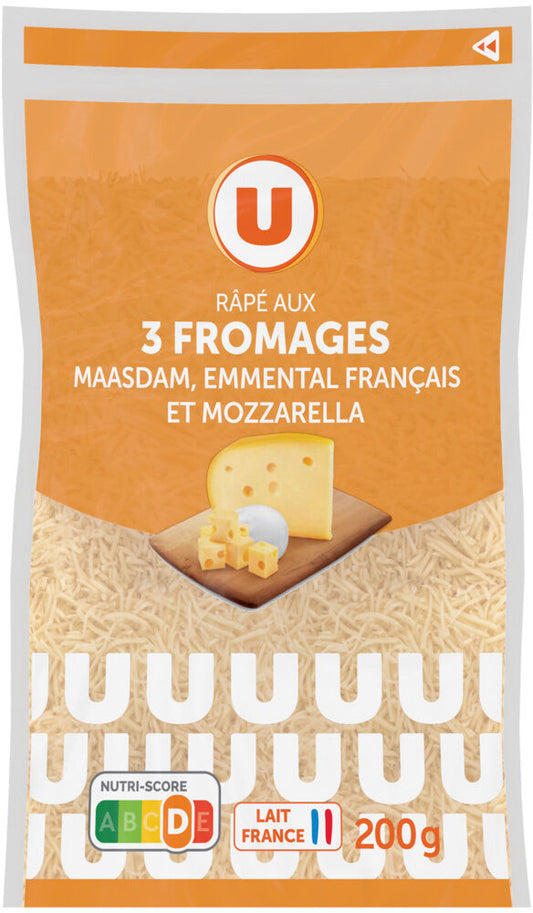 U 3 FROMAGES RAPE DE 200GR