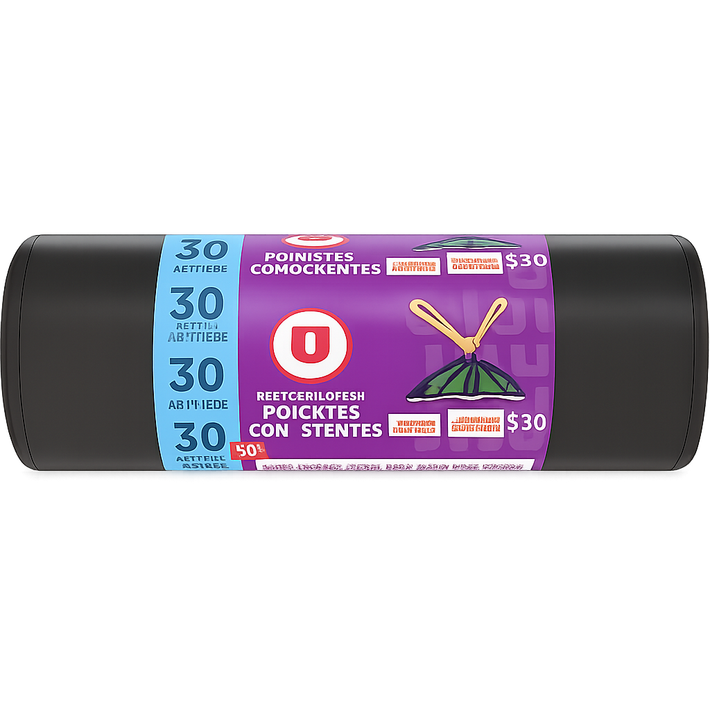 U SACS POUBELLE DE 30 LITRE  X15