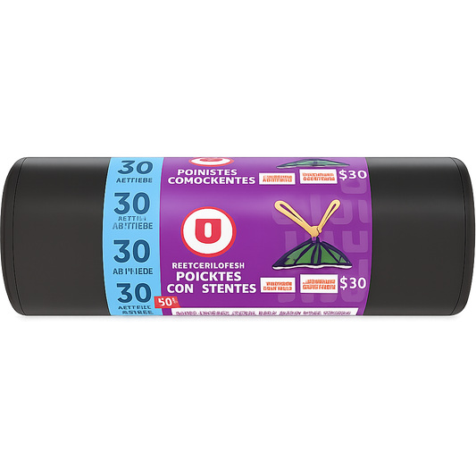 U SACS POUBELLE DE 30 LITRE  X15