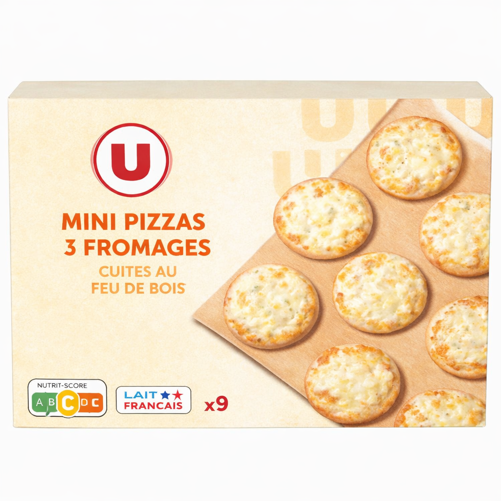 MINI PIZZA 3 FROMAGES DE 270 GR