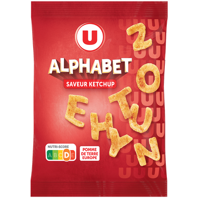 U ALPHABET SAVEUR KECHUP DE 75GR