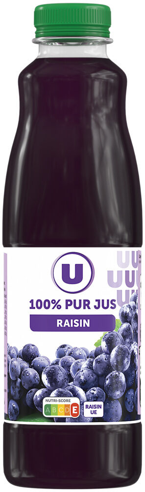 U 100  JUS DE RAISIN DE 1L