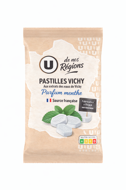 U SAVEURS PASTILLE VICHY DE 230 GR