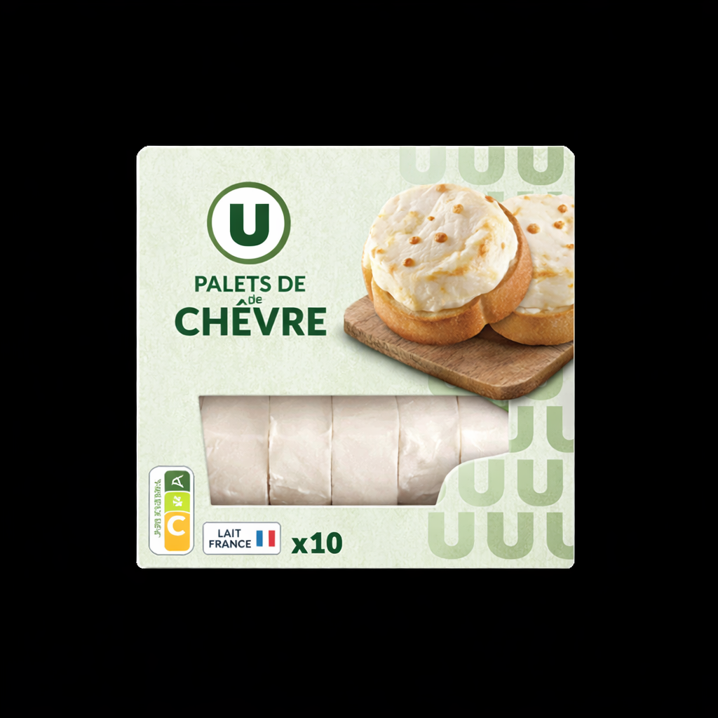 PALETS DE CHEVRE X 10 de 200gr