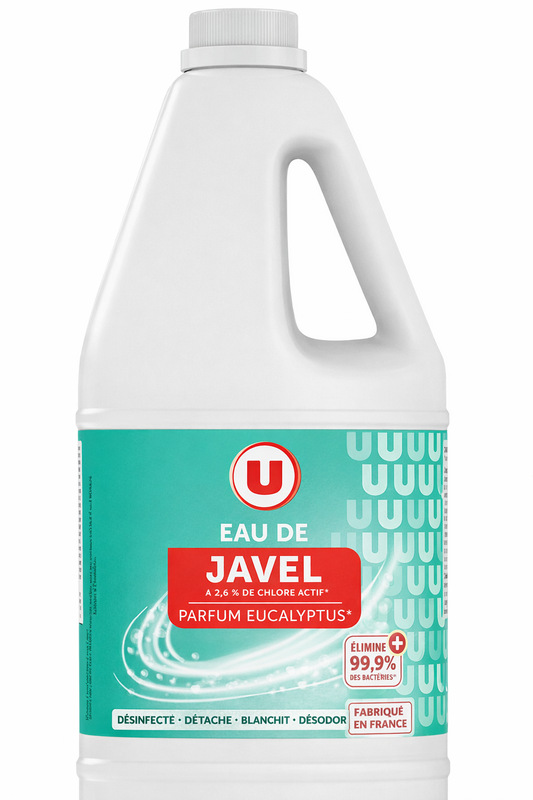 U EAU DE JAVEL PARF EUCALYPTUS DE 1L