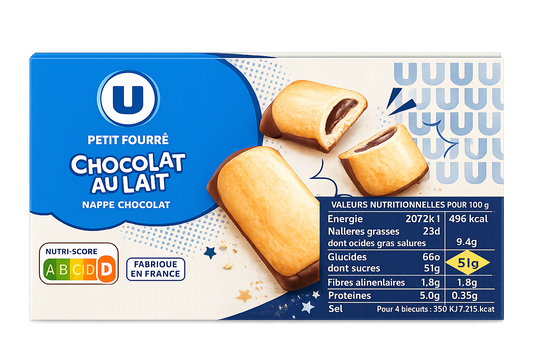 PETIT FOURRE CHOCOLAT AU LAIT DE 295 GR