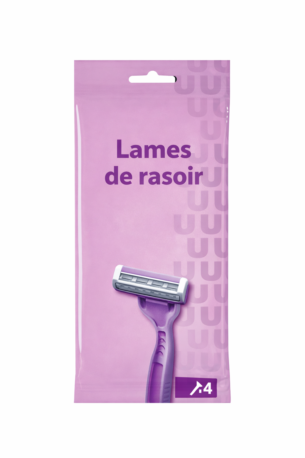 U 3 LAMES RASOIRS JETABLES FEMME X4