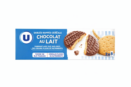 SABLES NAPPES CEREALE CHOCOLAT AU LAIT DE 200GR