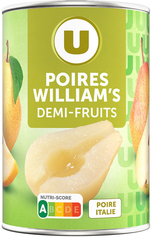 POIRES WILLIAM DEMI FRUITS DE 230 GR