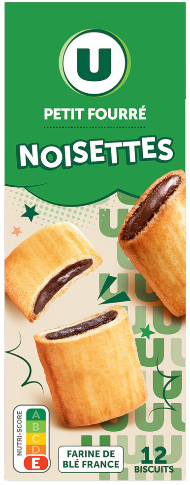 U  PETIT FOURRE NOISETTES X12 DE 225GR