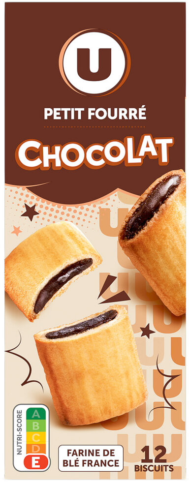U PETIT FOURRE CHOCOLAT X12 DE 225 GR