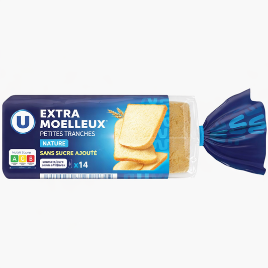 EXTRA MOELLEUX PETITES TRANCHES NATURE X24 DE 500 GR