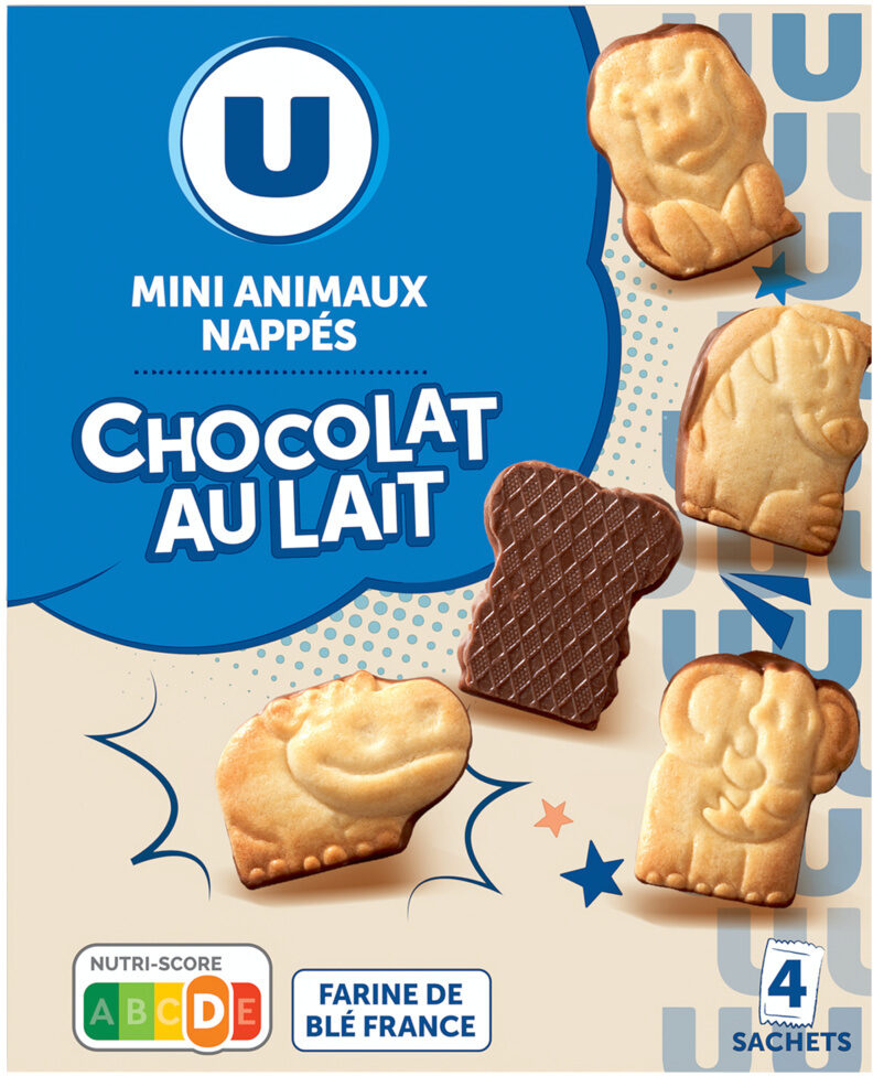 MINI ANIMAUX CHCOLAT AU LAIT  DE (4X40GR) 160GR