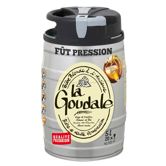 LA GOUDALE BLONDE ALC 7.2  VOL DE 5 L