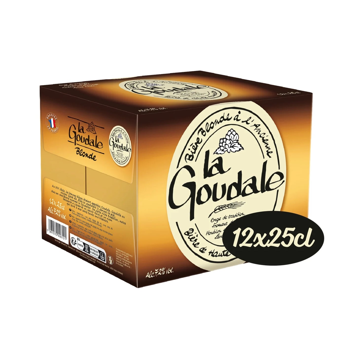 LA GOUDALE  BLONDE  DE 12X25 CL