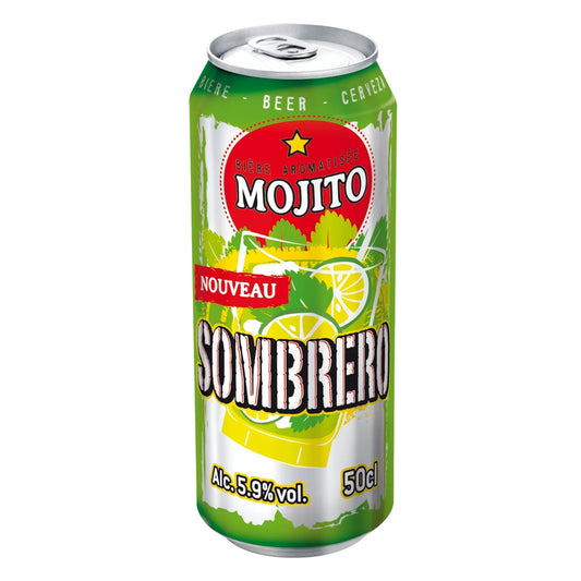 SOMBRERO MOJITO BIERE ARROMISEE ALC 5.9  VOL DE 50CL