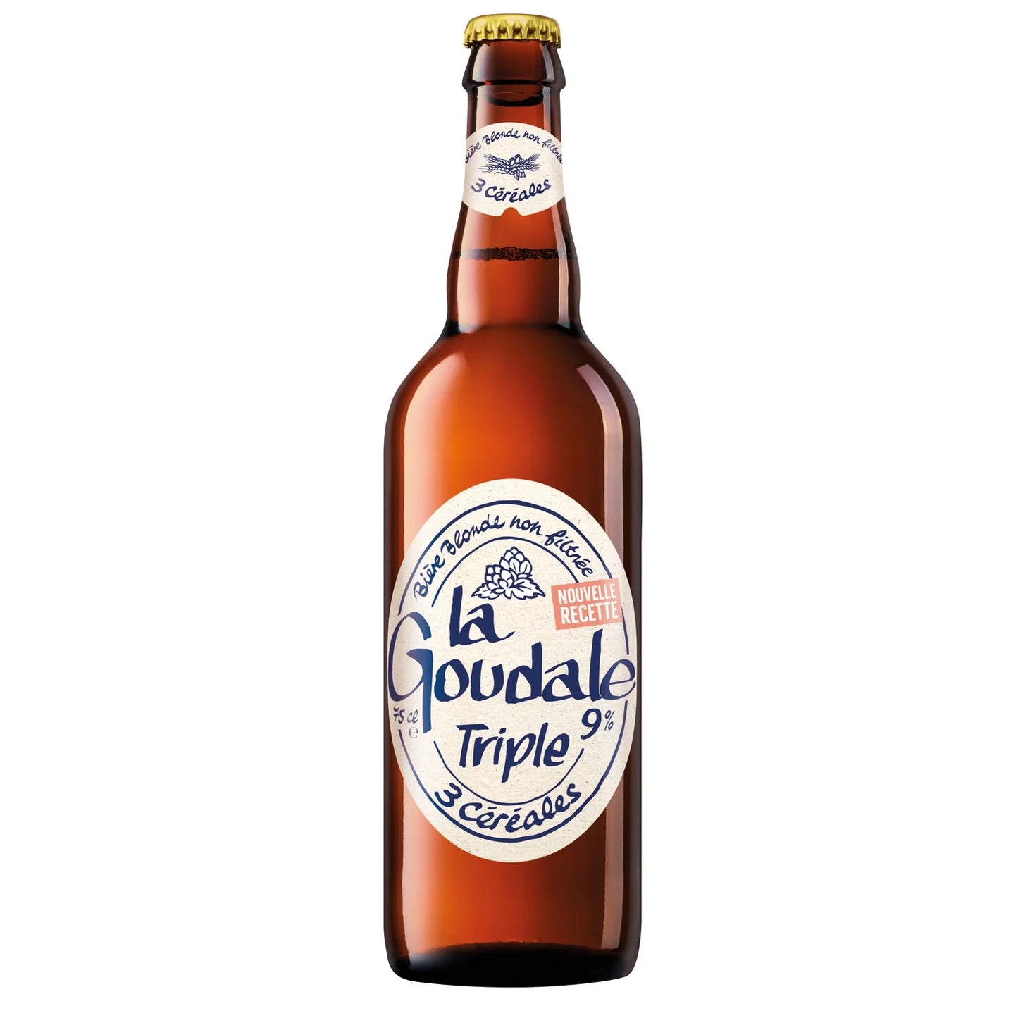 LA GOUDALE  TRIPLE  9 VOL DE 75 CL