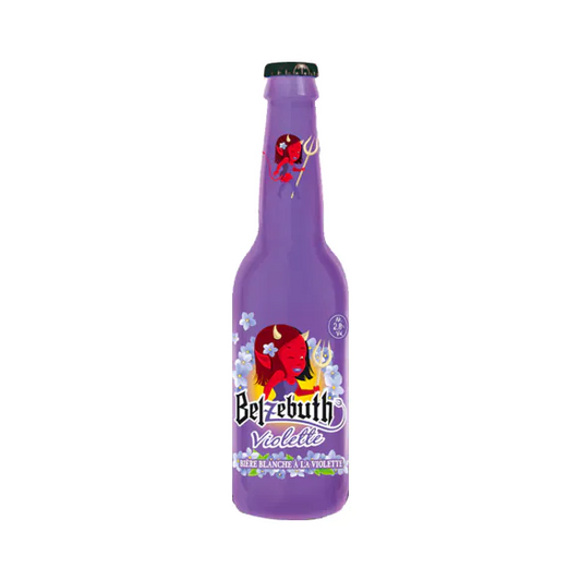 BELZEBUTH VIOLETTE BIERE BLANCHE A LA VIOLETTE  DE 33CL