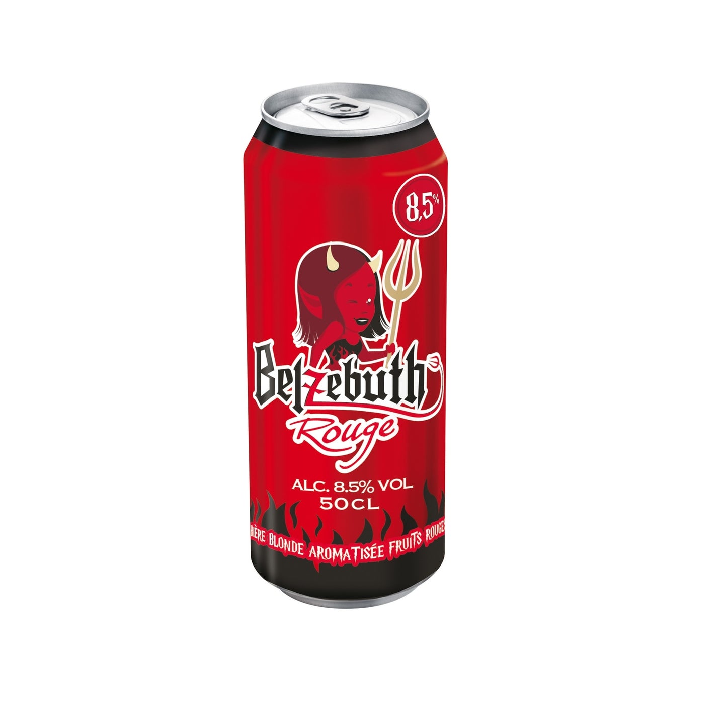 BELZEBUTH ROUGE BIERE AROMATISEE  AUX FRUITS ROUGE ALC8.5 VOL DE 50CL