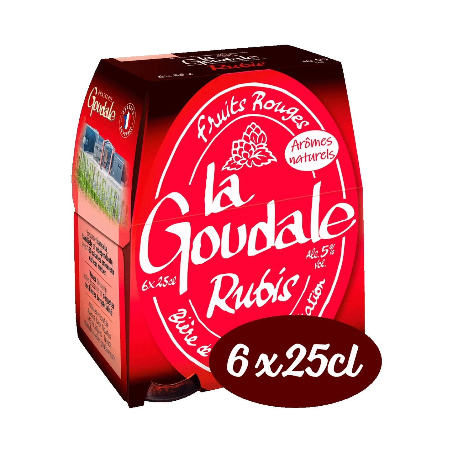 LA GOUDALE  RUBIS  AUX FRUITS ROUGES  DE 6X25 CL