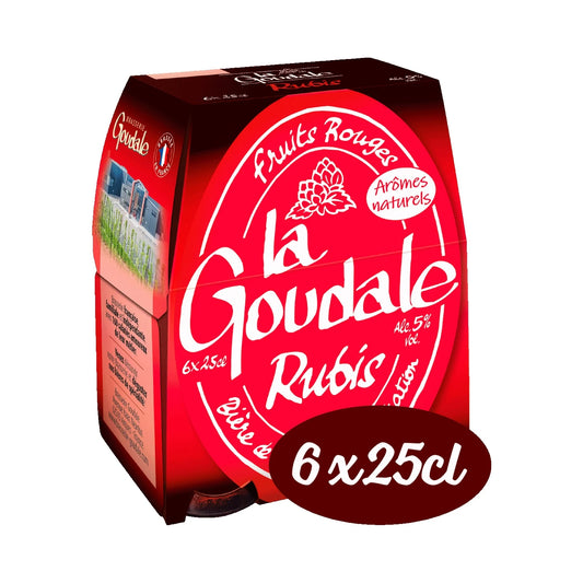 LA GOUDALE  RUBIS  AUX FRUITS ROUGES  DE 6X25 CL