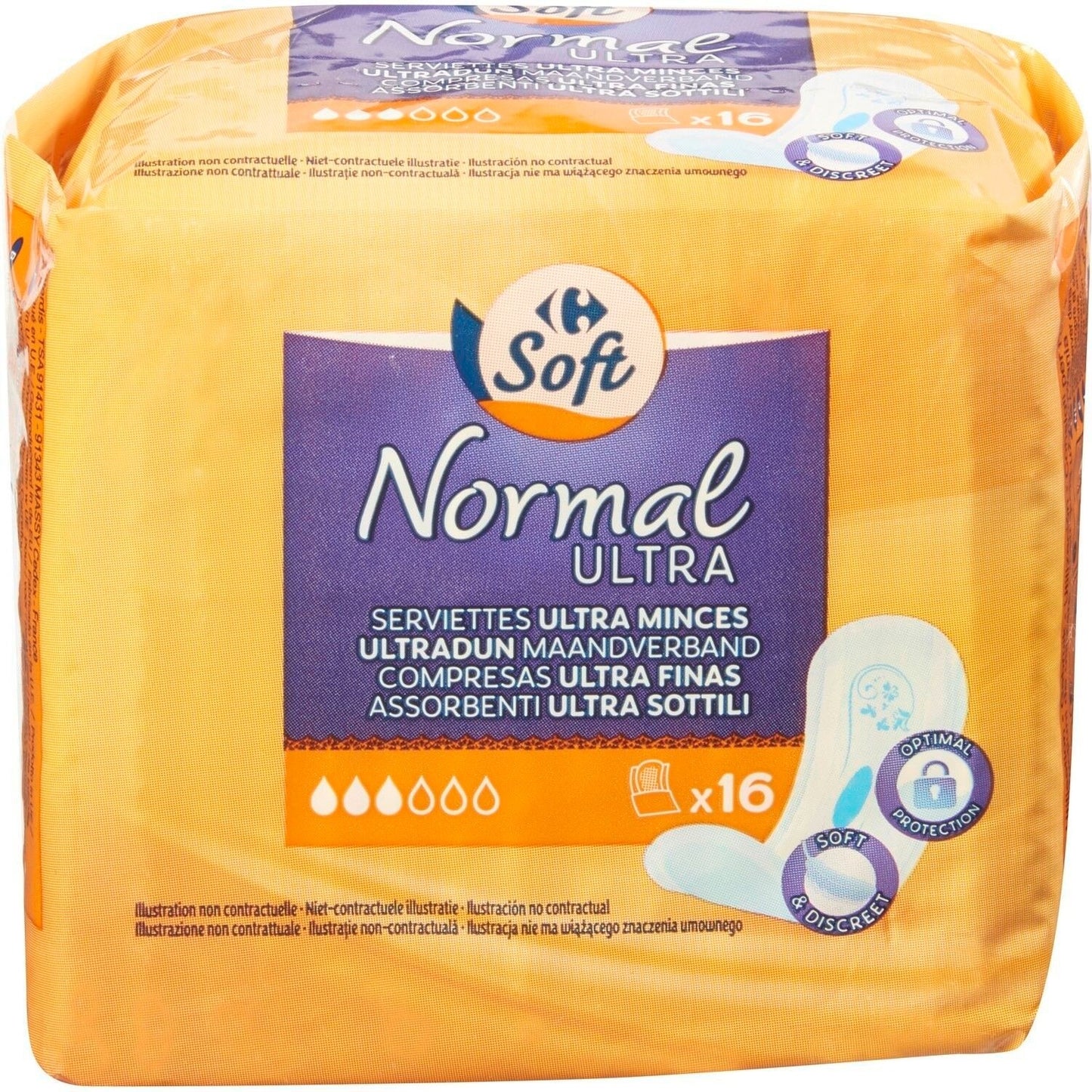 NORMAL  ULTRA  SERVIETTES   X16