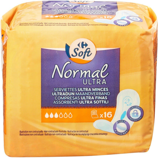 NORMAL  ULTRA  SERVIETTES   X16
