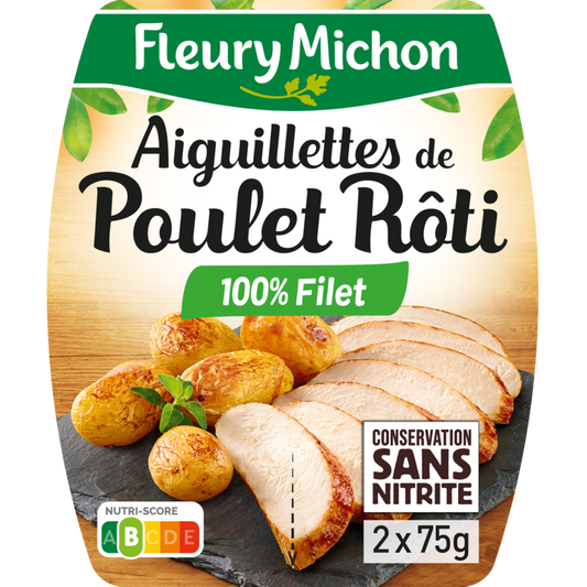 Aiguillettes de poulet rôti Fleury Michon - CSN - 150g