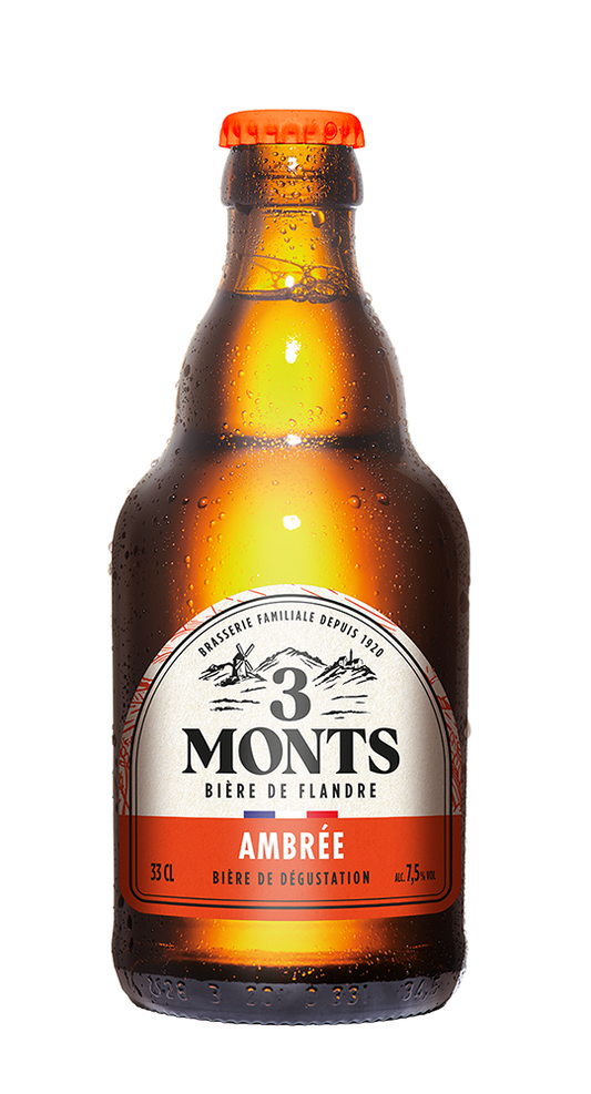 BIERE 3 MONTS AMBREE DE 33CL