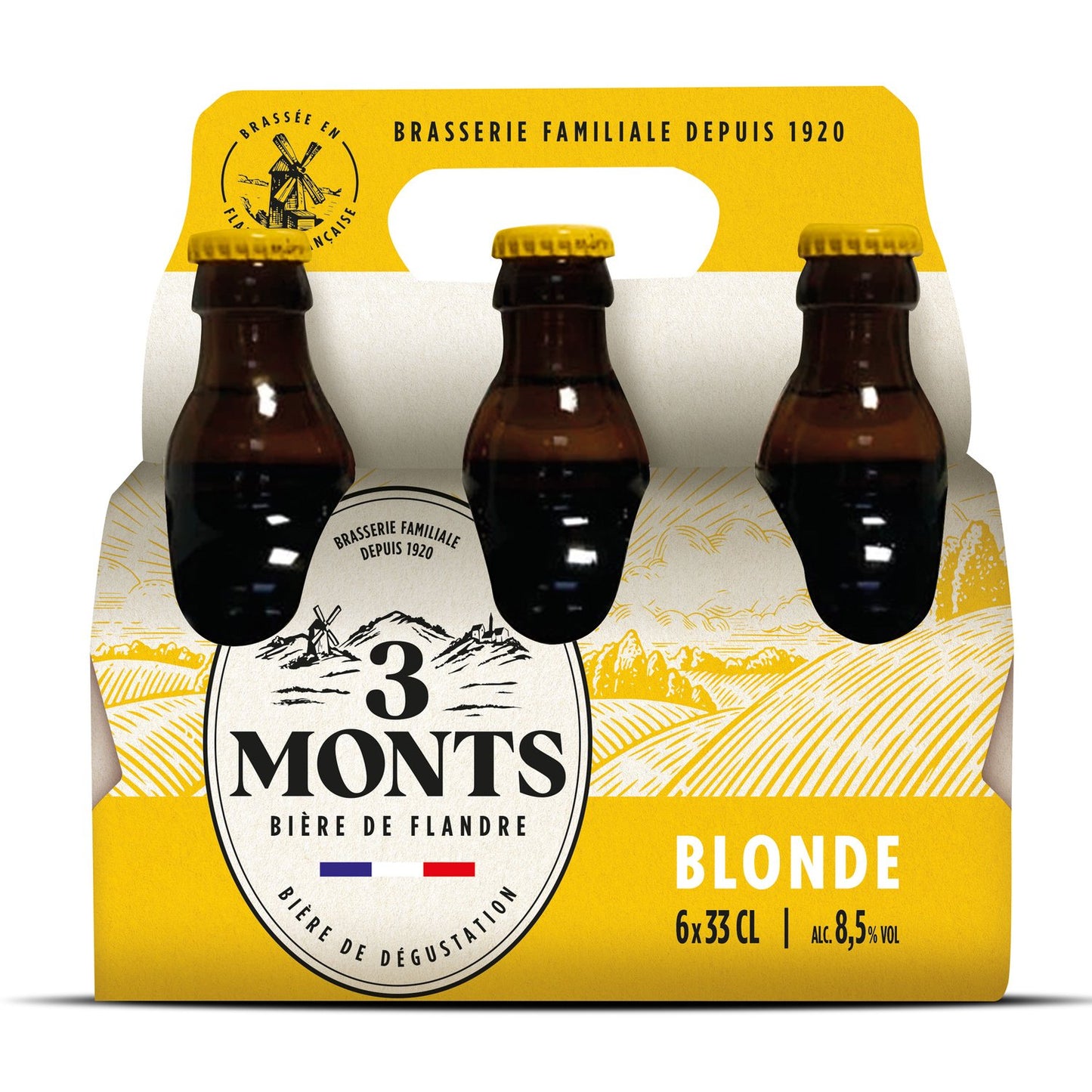 PACKS DE BIERE 3 MONT BLONDE DE 6X33CL