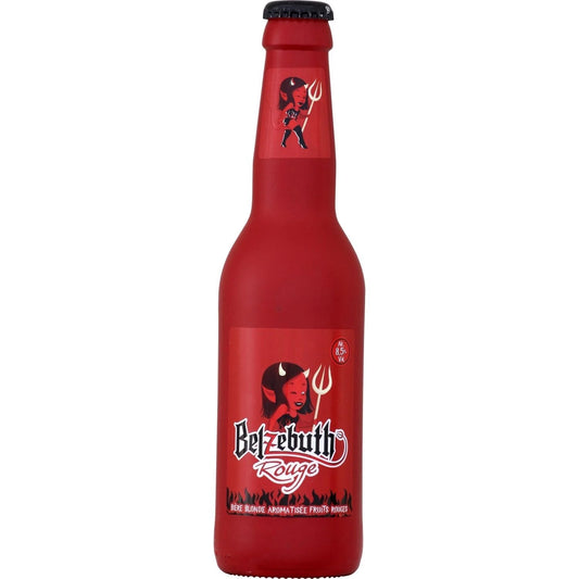 BELZEBUTH ROUGE BIERE BLONDE AROMATISSE FRUITS ROUGES DE 33CL