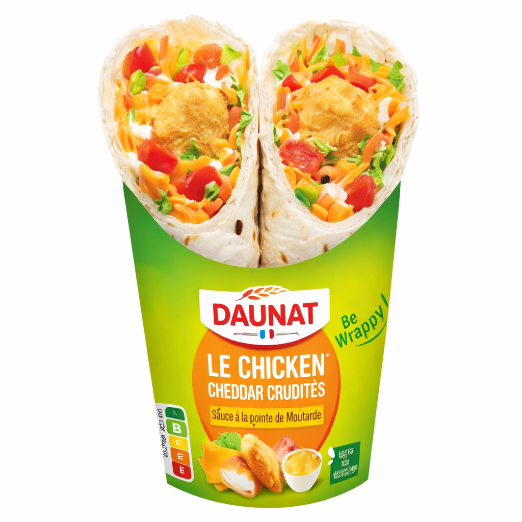 Sandwich Wrap le chicken DAUNAT 190g