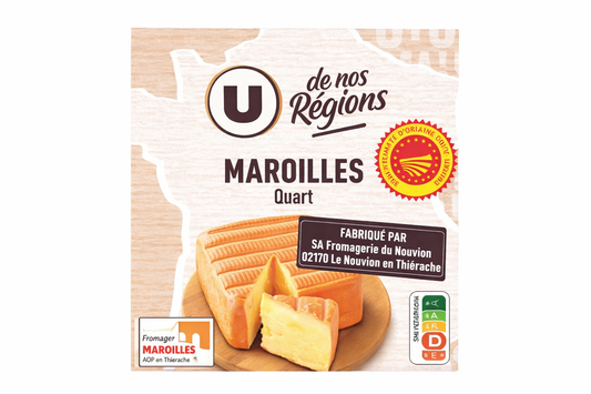 U DE NOS REGIONS MAROILLES QUART DE 200 GR