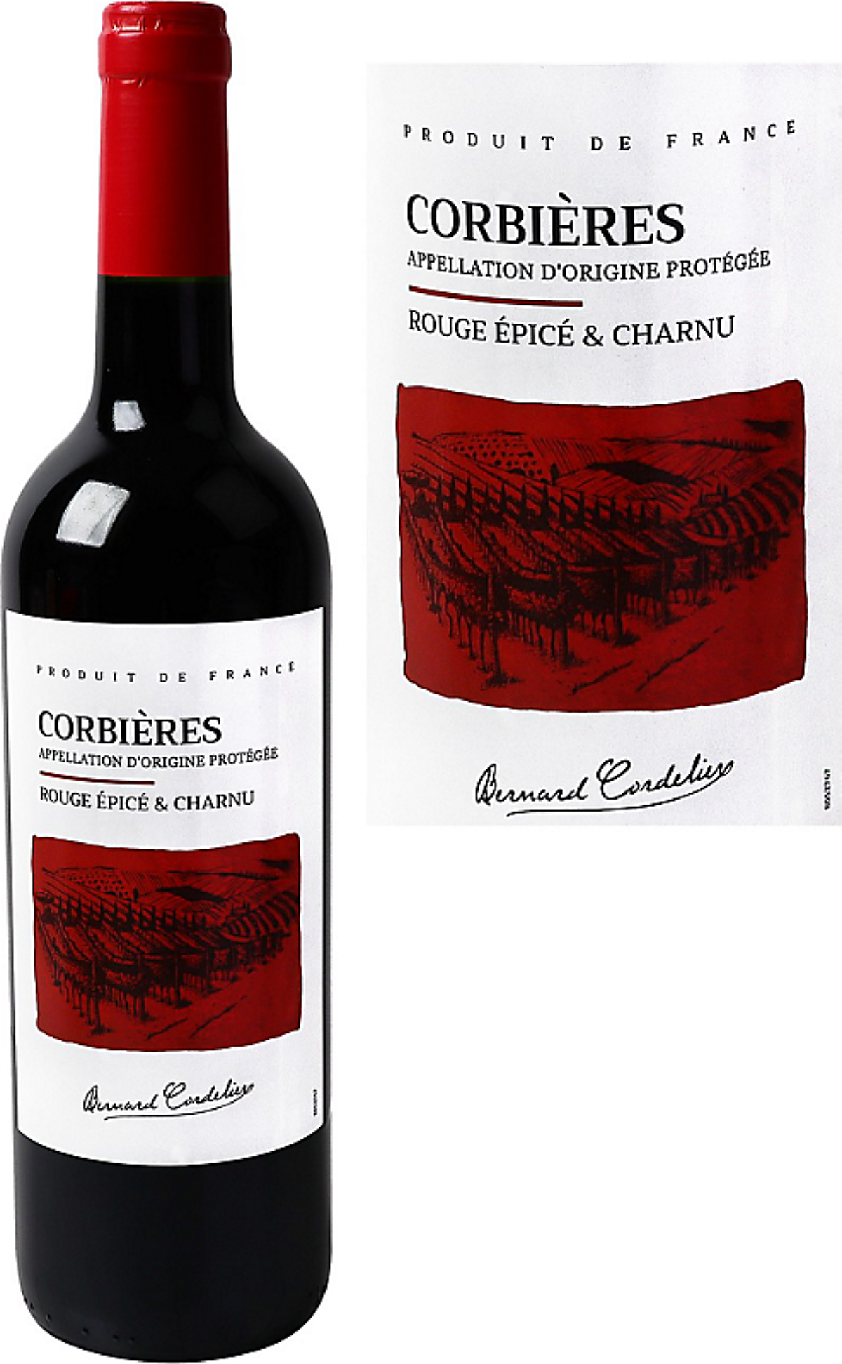 CORBIERES ROUGE EPICE  CHARNU DE 75 CL