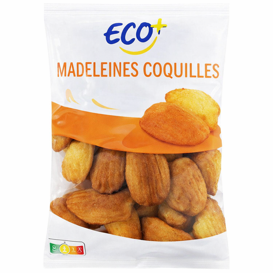 ECO + MADELEINES COQUILLE DE 500GR