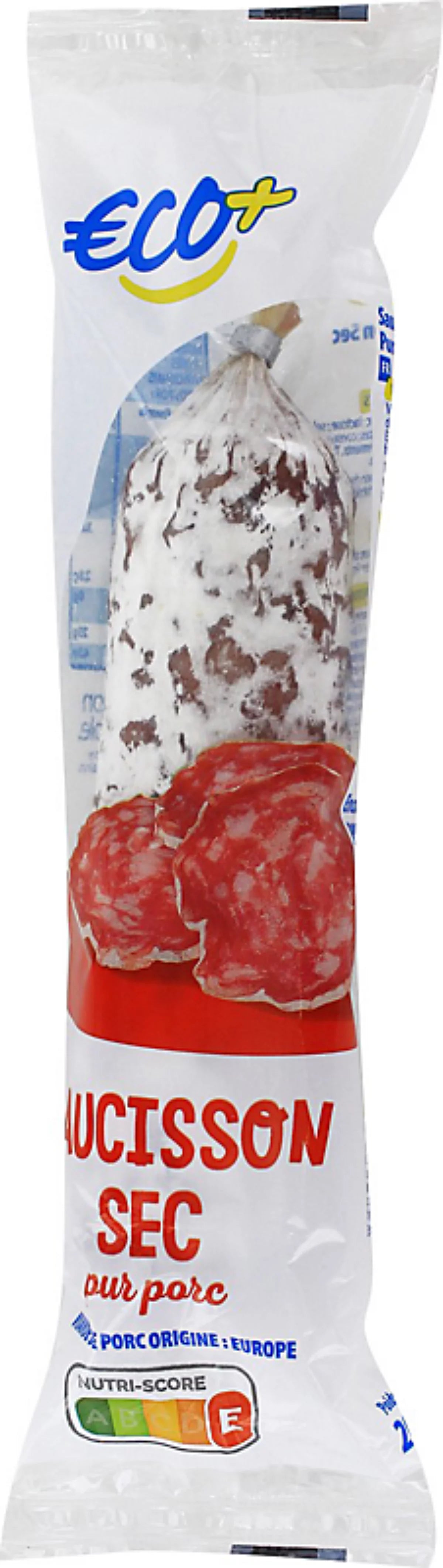 SAUCISSON SEC PUR PORC DE 200 GR