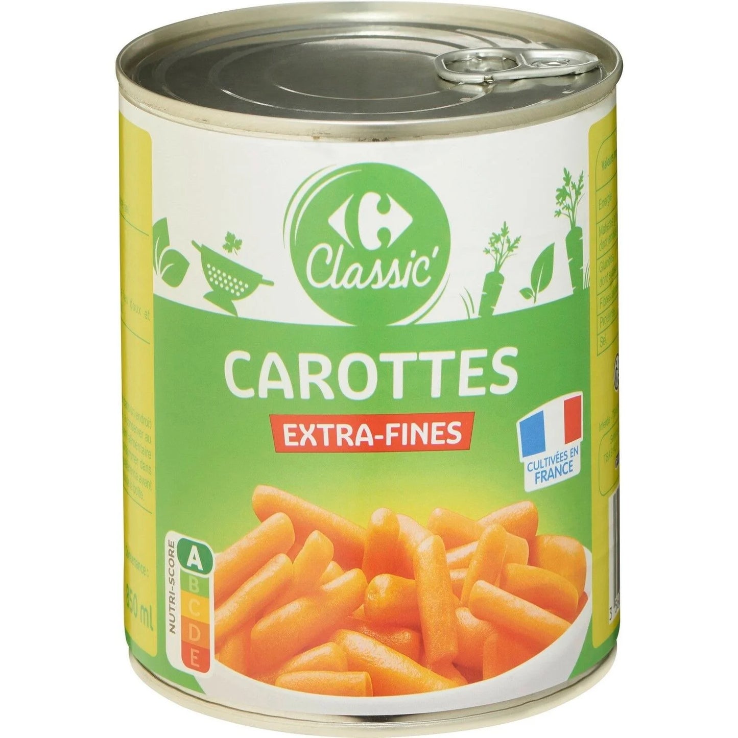 CAROTTES EXTRA FINES DE 800GR