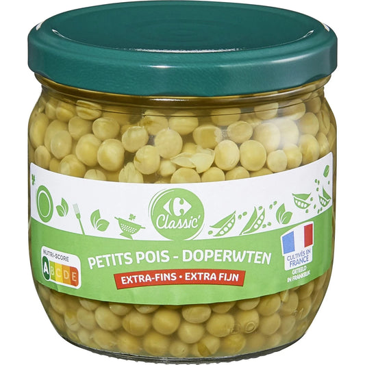 PETITS POIS EXTRA FINS DE 330GR