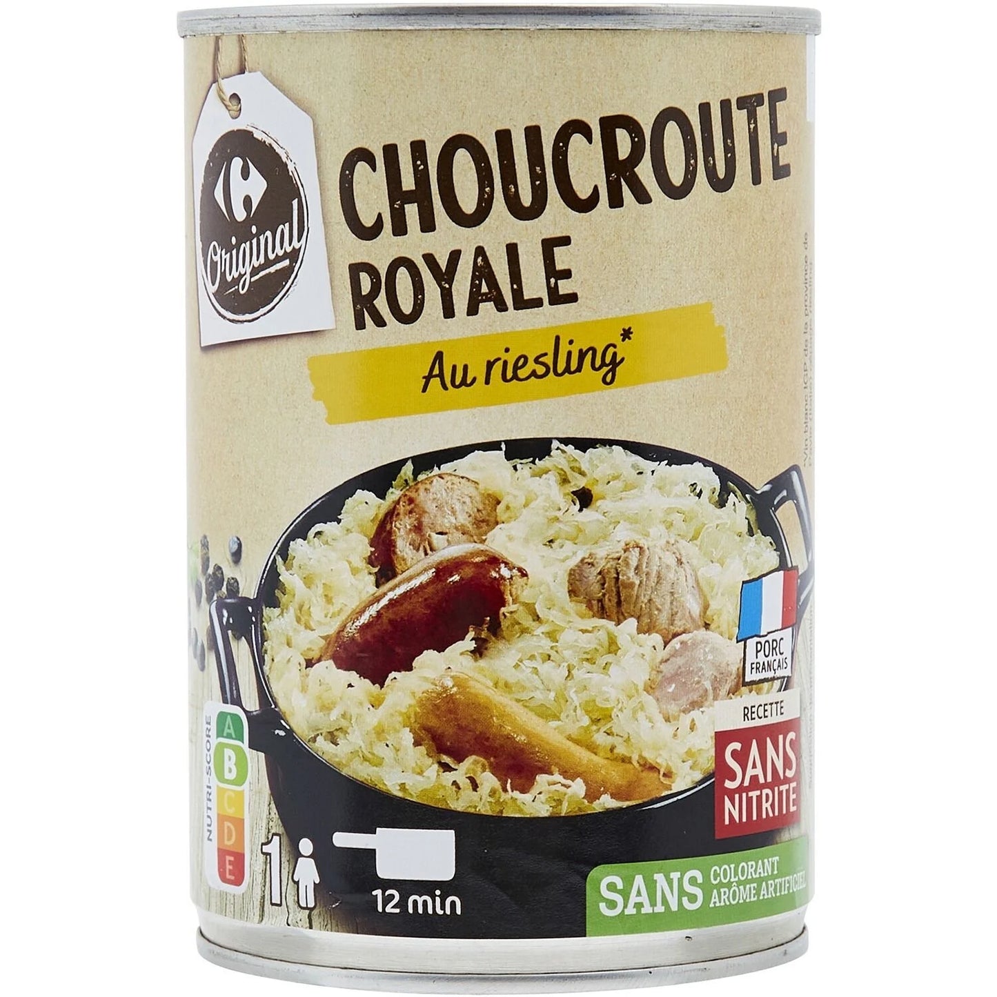 CHOUCROUTE ROYALE AU RIESLING DE 400GR