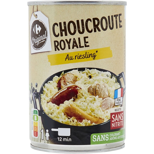 CHOUCROUTE ROYALE AU RIESLING DE 400GR