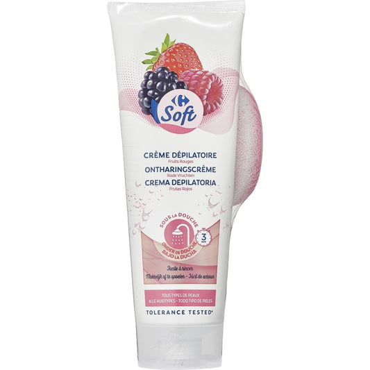 CREME DEPILATOIRE  FRUITS ROUGES DE 250ML