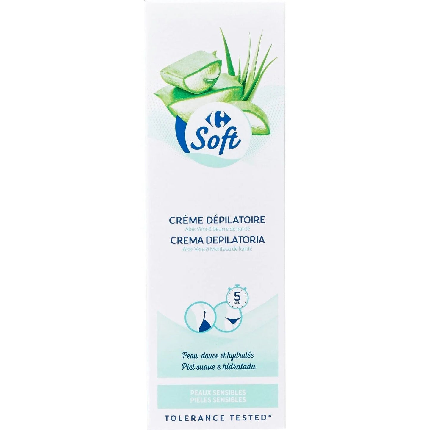 CREME DEPILATOIRE ALOE VERA BEURRE DE KARITE DE 100ML