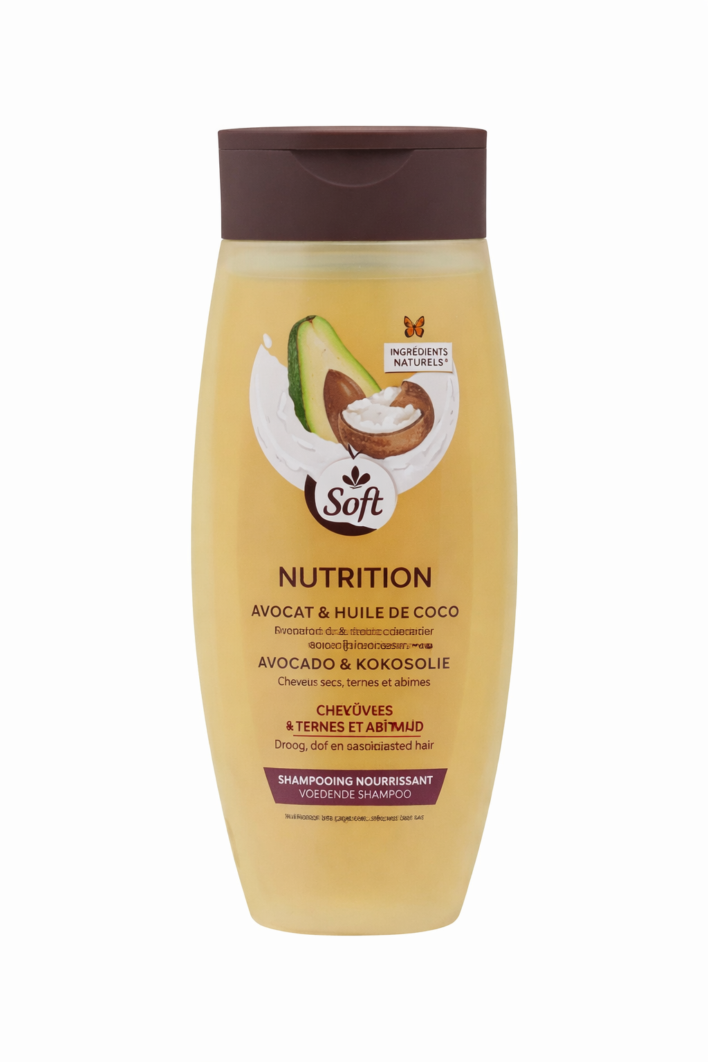 NUTRITION AVOCAT BEURRE DE KARITE SHAMPOOING  DE 250ML