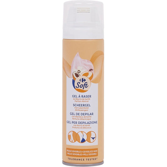 GEL A RASER BEURE DE KARITE ABRICOT DE 200ML